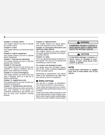 subaru forester 2021 owners manual